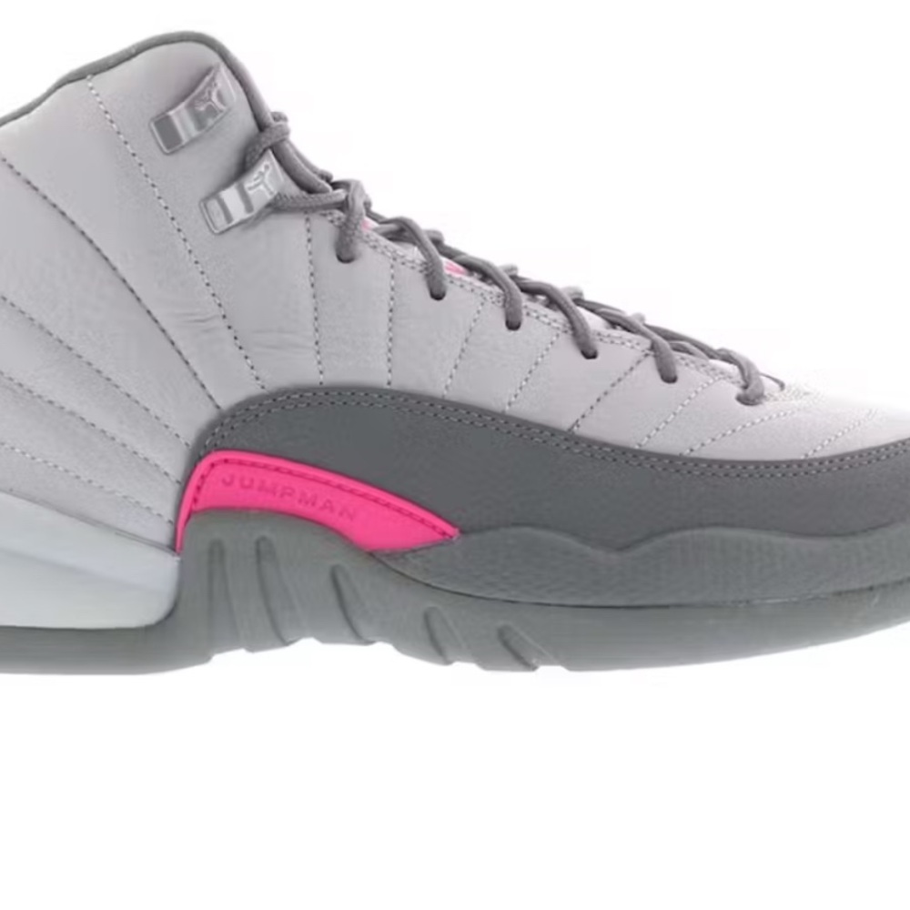 Nike Jordan Retro 12 Gray and Vivid Pink